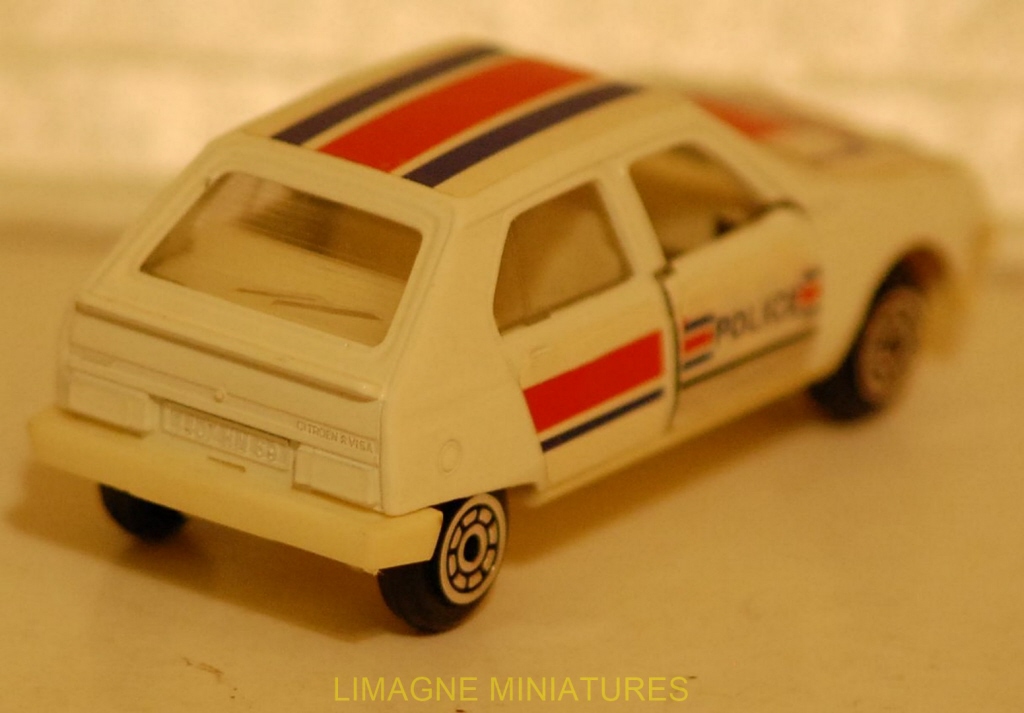 RARE CITROEN VISA POLICE - NOREV MINIJET MINI JET / BLISTER - 1/60 ? - MIB - 3